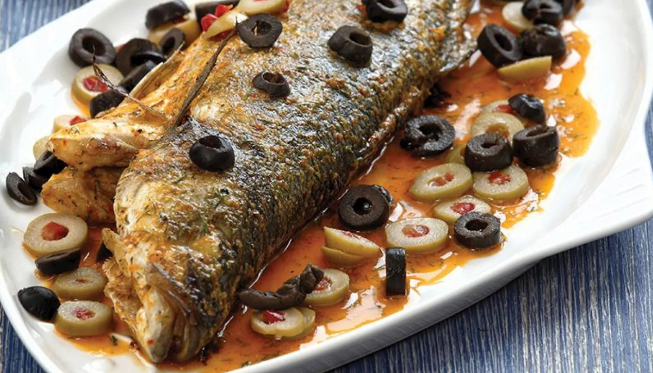 Zeytinli Levrek Buğlama